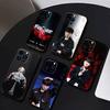 A-Keria  Phone Case For iPhone 17 16 15 14 13 12 Max Plus Silicone Black Cover