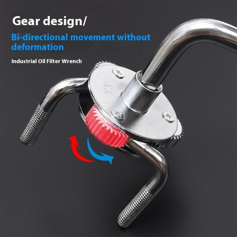3 Claw Oil Filter Removal Tool Multipurpose Design Compact Lightweight Adjustable Oil Filter Wrench For Mechanics