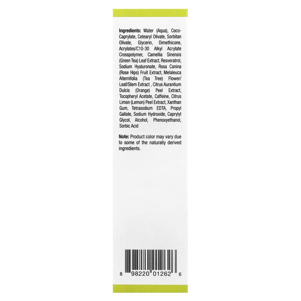 Camellia Care, Egcg Green Tea Skin Cream 50Ml(1.7Fl Oz)