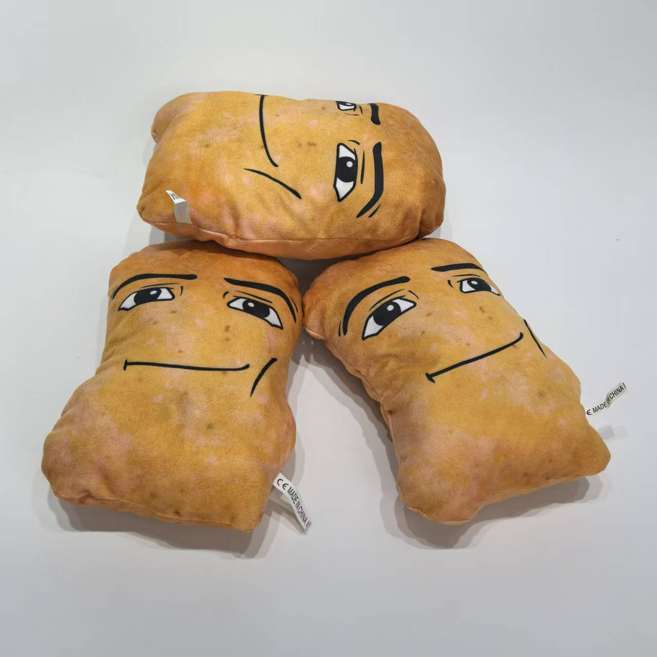 

Gegagedigedagedago Stone Chicken Nuggets Plush Toy Spoof Printed Emoji Chicken Nuggets Stylized Dolls Chicken Legs 22.8