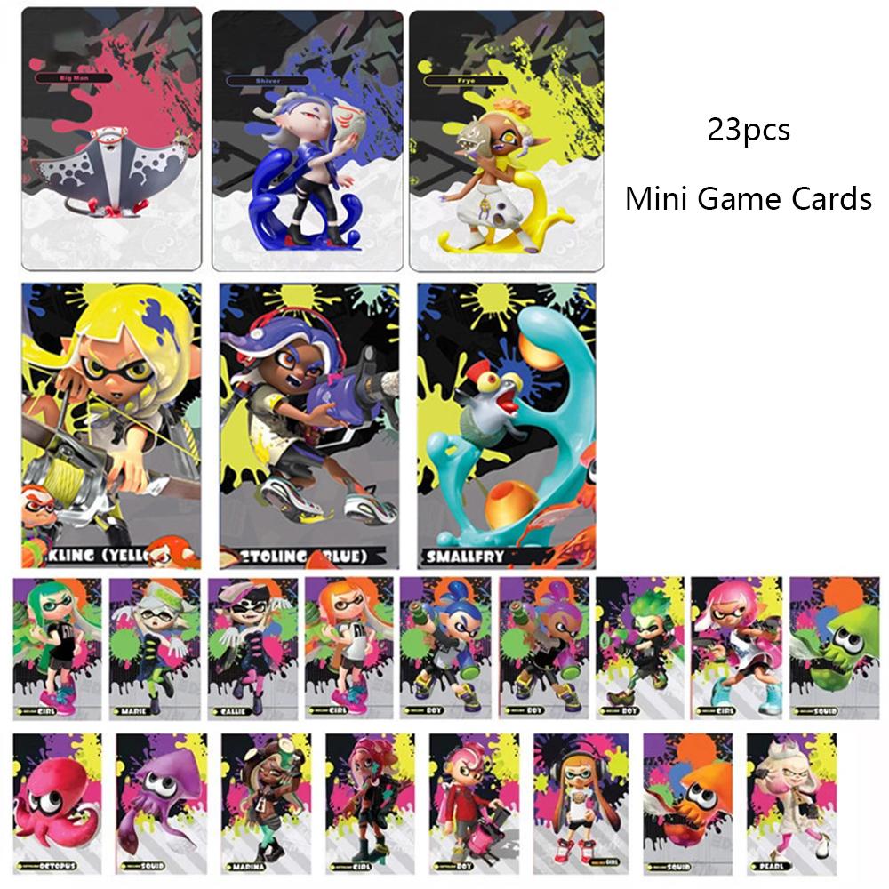 

23 шт. карточек для мини-игры с NFC-метками Splatoon 3 для NS Switch