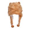 [NazyJnn] Plush Animal Hat for Halloween, Perfect for Kids and Adults, Cute with Ears, Cosplay, Winter Gear, Funny Gift, Lion