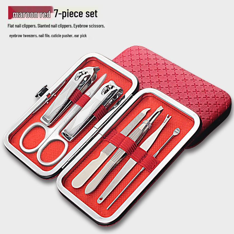 12-Piece Stainless Steel Nail Clipper and Manicure Set