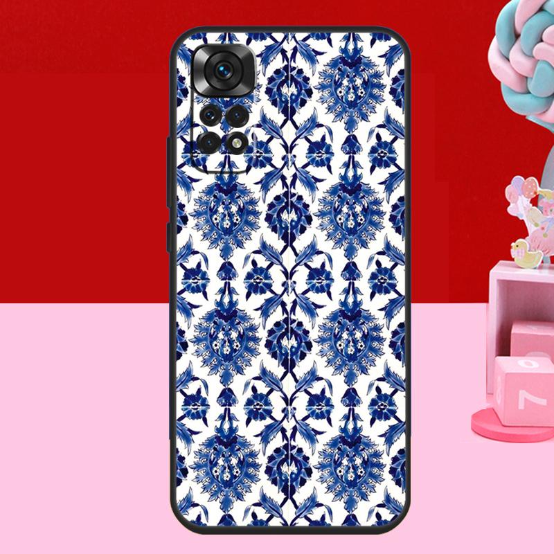 Blue and White Porcelain Case For Xiaomi Redmi Note 14 13 12 11 10 15 Pro Plus Redmi 15 C 10C 12C 13C 14C Soft Cover