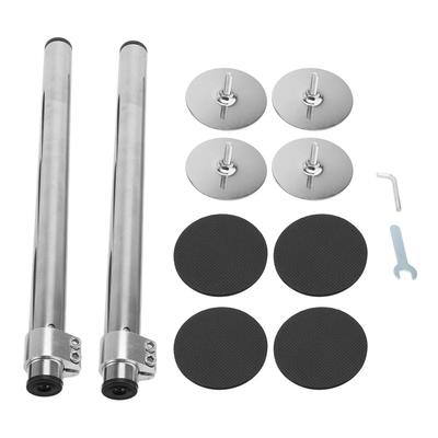 2 STÜCK Unterbau Spülbeckenhalterungen 45-78cm Verstellbares Edelstahl Stützset für Küche und