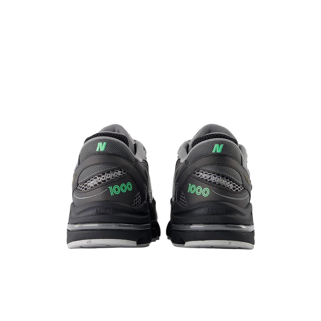 New Balance 1000 Lime Leaf Unisex Sneakers Grey Dark-Silver-Metallic M1000T