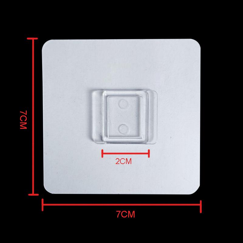 

Non Marking Patch Strong Adhesive Hook Non Punching Waterproof Toothbrush Holder Buckle Transparent Non Marking Hook Accessories 5PCS