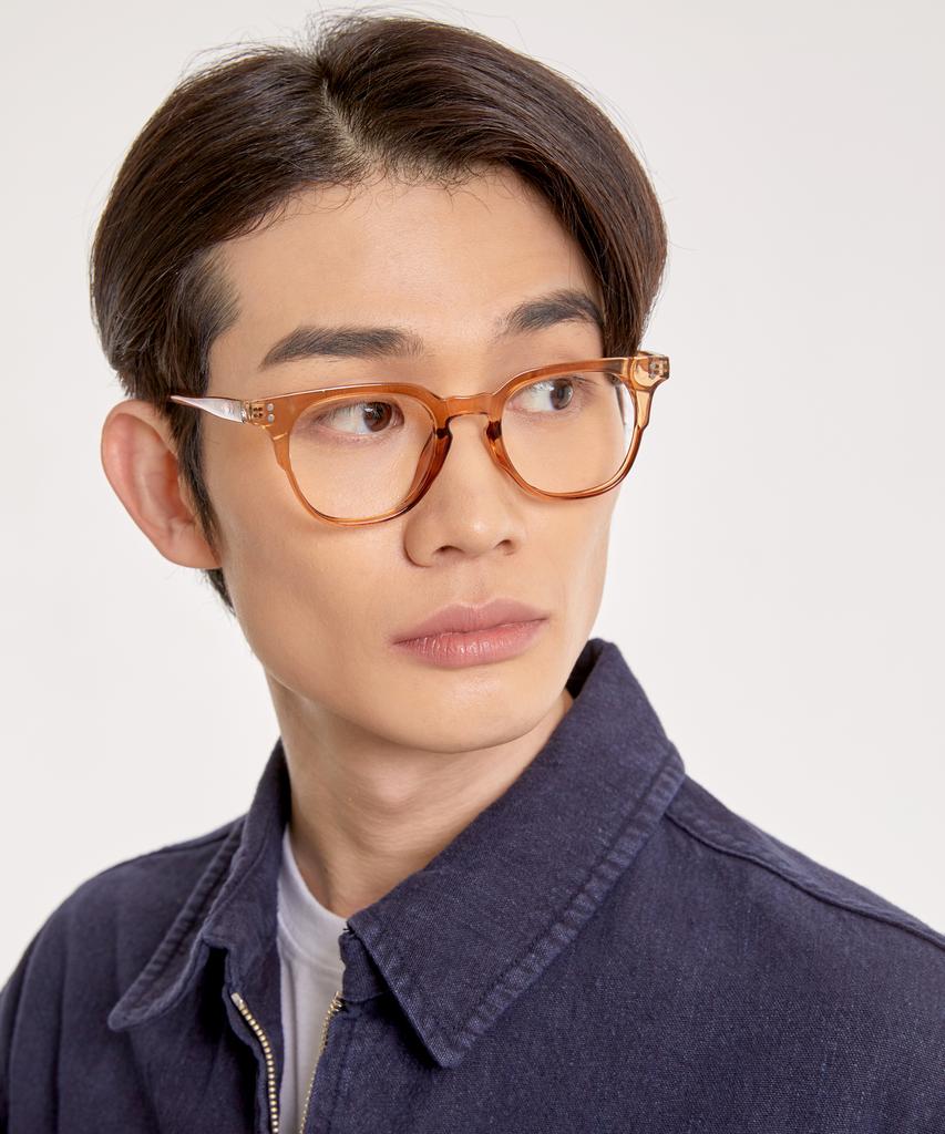 Eseubika Bob-C04 Blue Light Horn-Rimmed Glasses
