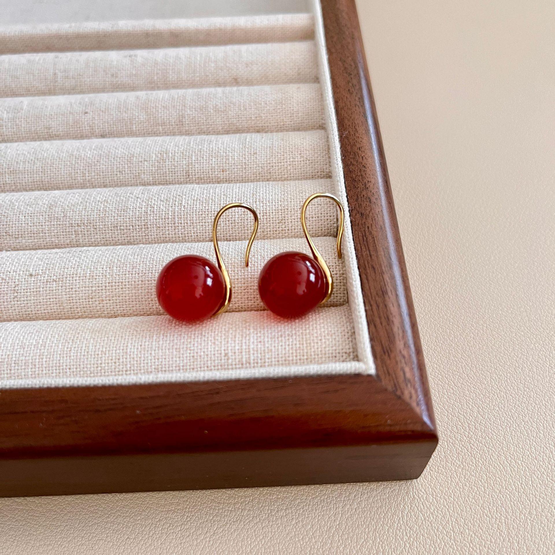 

Ожерелье агат ретро минималистский высококачественный ключичная цепочка элегантный темперамент бисерные аксессуары новые продукты