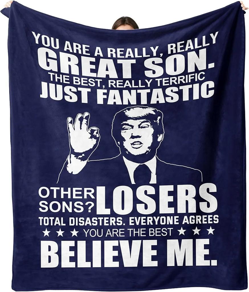 1PC Gift To Dad Thin Blankets for Father's Day Anniversary Birthday Mother's Day for Mom Wife Uncle Grandma Abuela Soft Throw