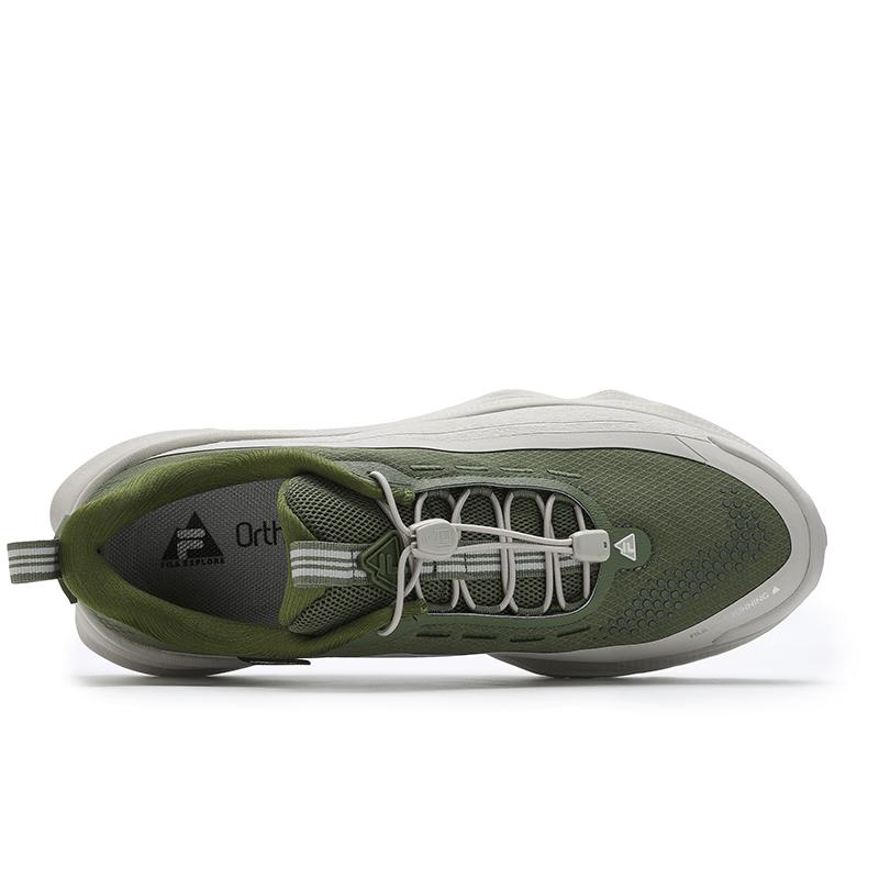 

New FILA Cushioning Low Top Outdoor Shoes Men s White Green A12M511201FPI 39