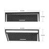 For BMW E46 1998-2006 - Real Carbon Fiber Air Conditioning Knob Trim, Premium Exact Fit Sporty Interior Enhancement