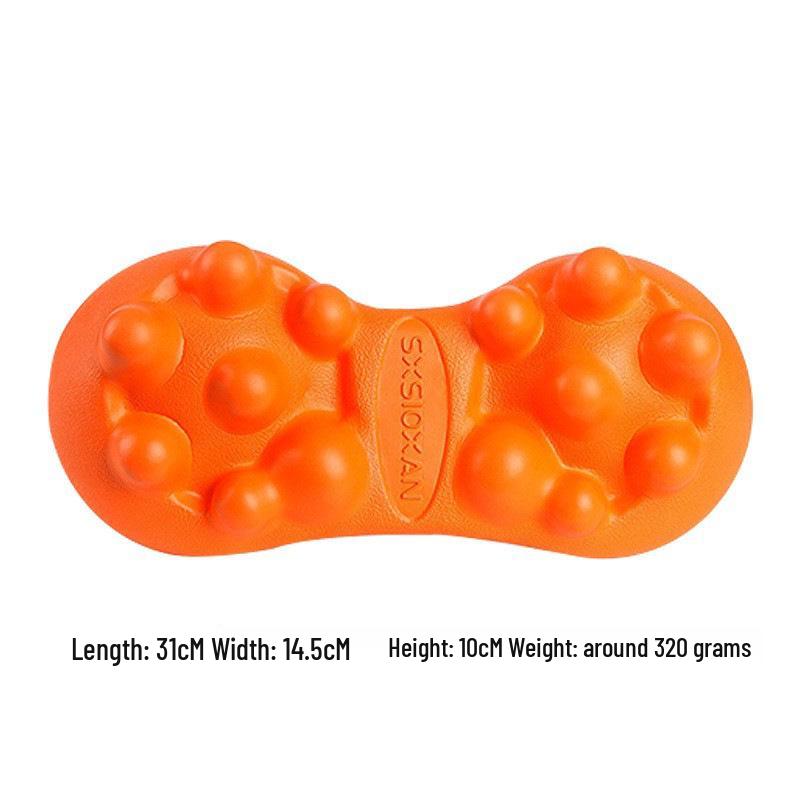 Dual-Use Lumbar & Neck Massager Cushion with Acupressure Tapping
