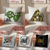 H-Huf Fashion Pillow Case Pattern Printed Pillowcase For Living Room Sofa Cushion Cover & Bedroom Decor