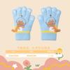 Kingsiely Baby Cute Dinosaur Perfect for Commuting To Outdoor Ages Gloves, Five-Finger Kids' Gloves, Design, Thick, Warm, Soft, School, Travel,
