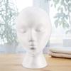 Foam Mannequin Head Reusable Head Model Mannequin Head Wig Holder Cap Display Stand