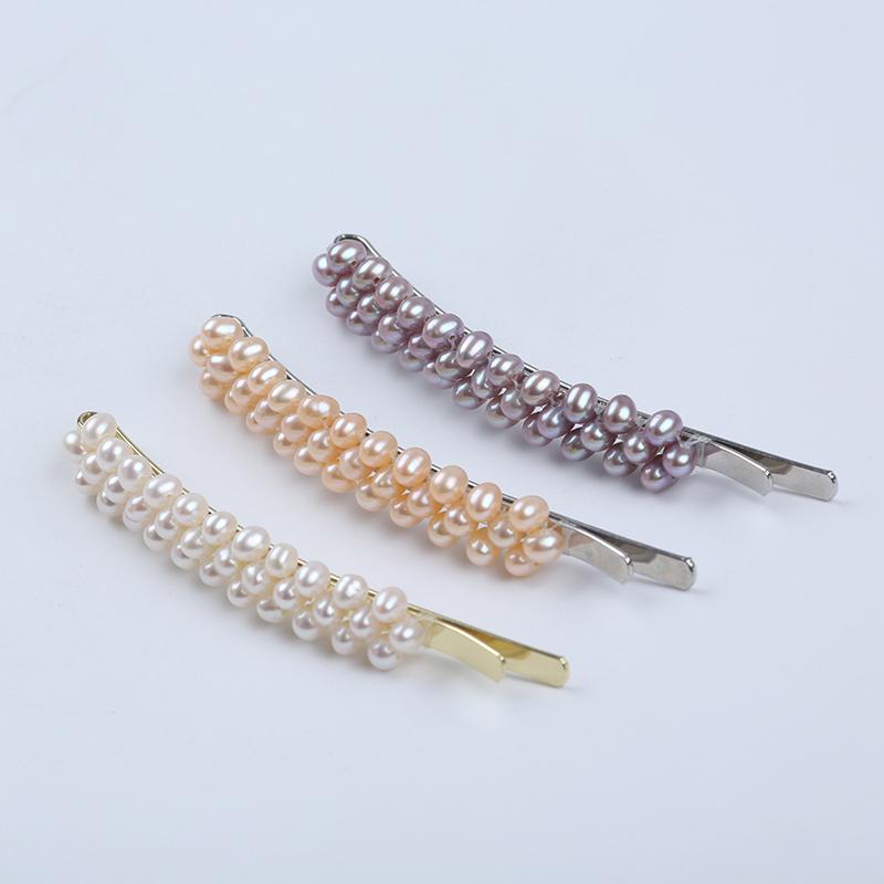 Girl  Freshwater Pearl Hair Pins  for Women Hair Clips Manufacturer