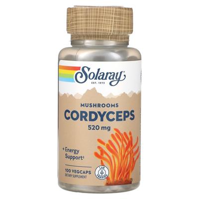 Ciupercă Cordyceps, 520 mg, 100 Capsule Vegetale
