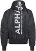 Winter Jacket Alpha Industries MA-1 ZH Back Print (128113) Black/reflective