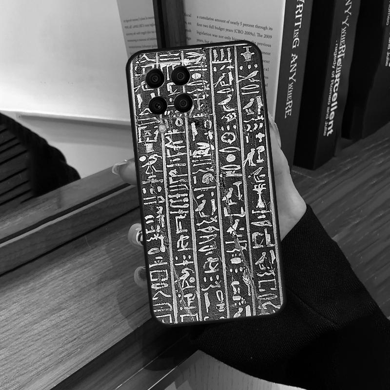 Egyptian Hieroglyphics Case For Samsung Galaxy M31 M21 M11 M20 M23 M54 M14 M34 M13 M52 M32 M12 M16 M36 M56 M15 M55
