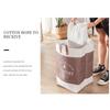 Foldable Laundry Basket Dirty Clothes Storage Bag Oxford Cloth Handbag with Handle Strap