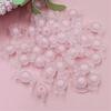 100Pcs 17mm Matte Candy DIY Craft Beads For Jewelry Making Double layer Pendant Necklace Bracelet Wholesale