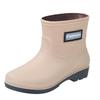 Rutschfeste, wasserdichte, kurze Regenstiefel für Damen – strapazierfähige Gummiüberschuhe für den Winter und die Küche