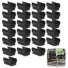 24pcs Felt Chair Gliders for Cantilever Chairs Easy Installation Floor Scratch Protector for Parquet Laminate Tiles
