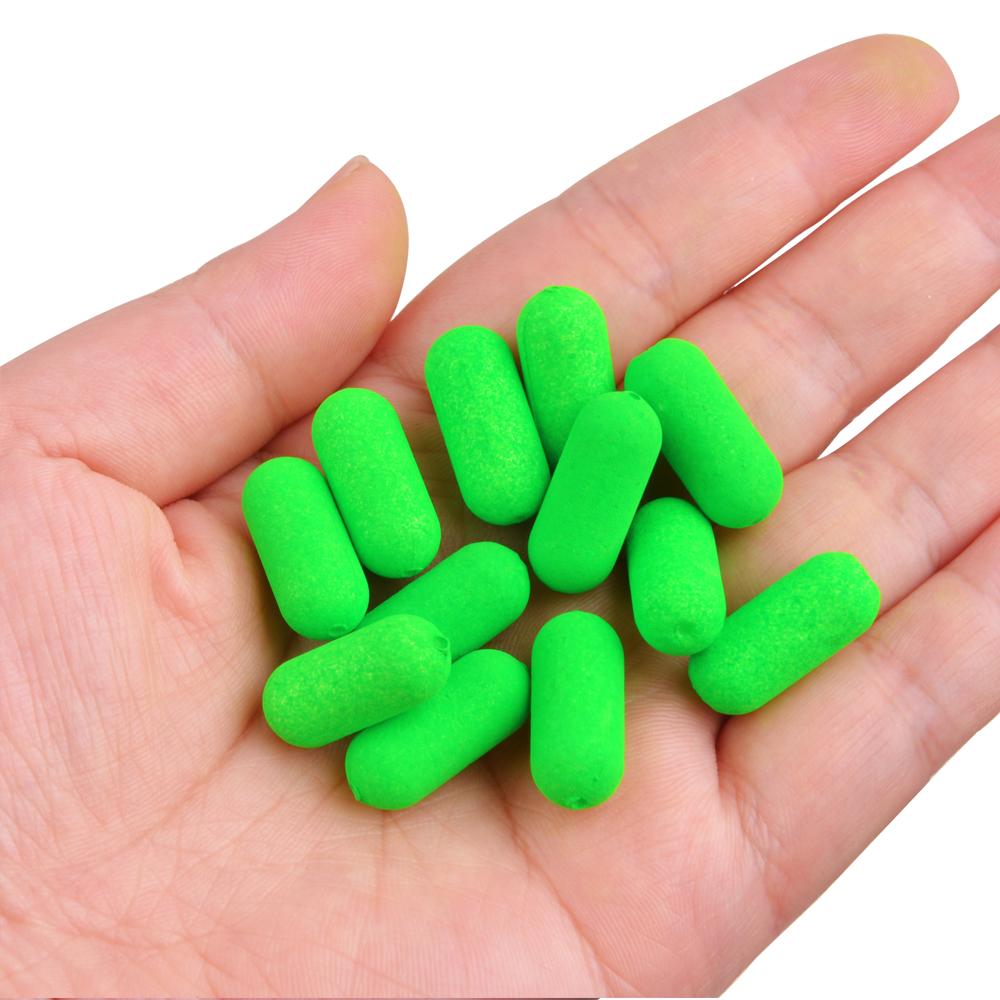 10Pcs Foam Fishing Float Fly Fishing Buoys Pompano Rig Floats Bobbers For Trout Catfish Walleye Fishing Tackle Accessories