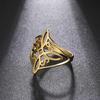 Wiccan Cross Celtics Knot Women Rings Witchcraft Good Luck Protection Amulet