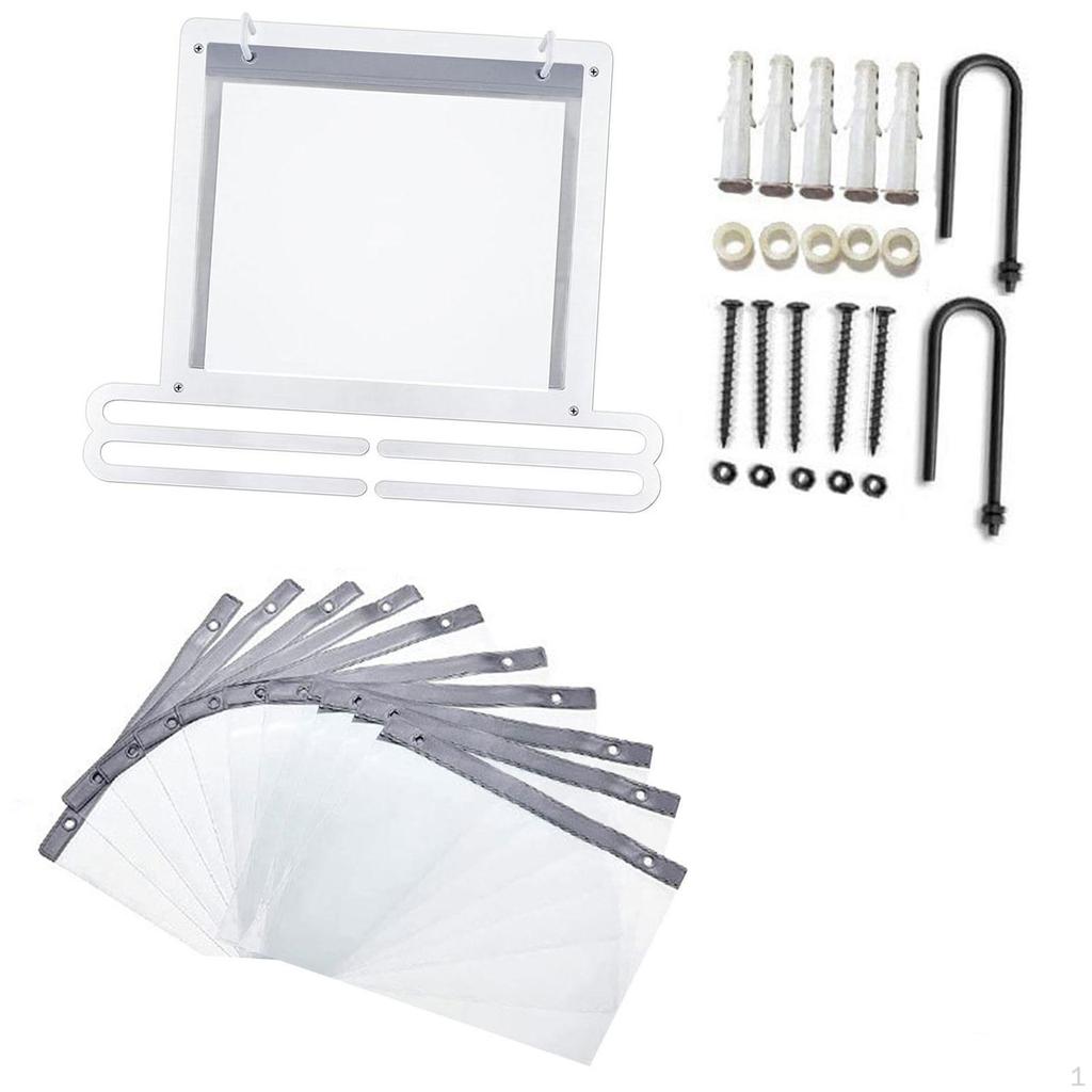 Medal Display Rack for Running Medals with Screws And Storage Gymnastics Swimming