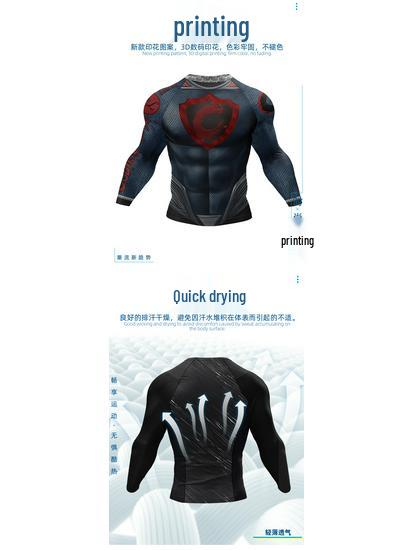 Pánské rychleschnoucí běžecké tričko s dlouhým rukávem - Prodyšné, přiléhavé