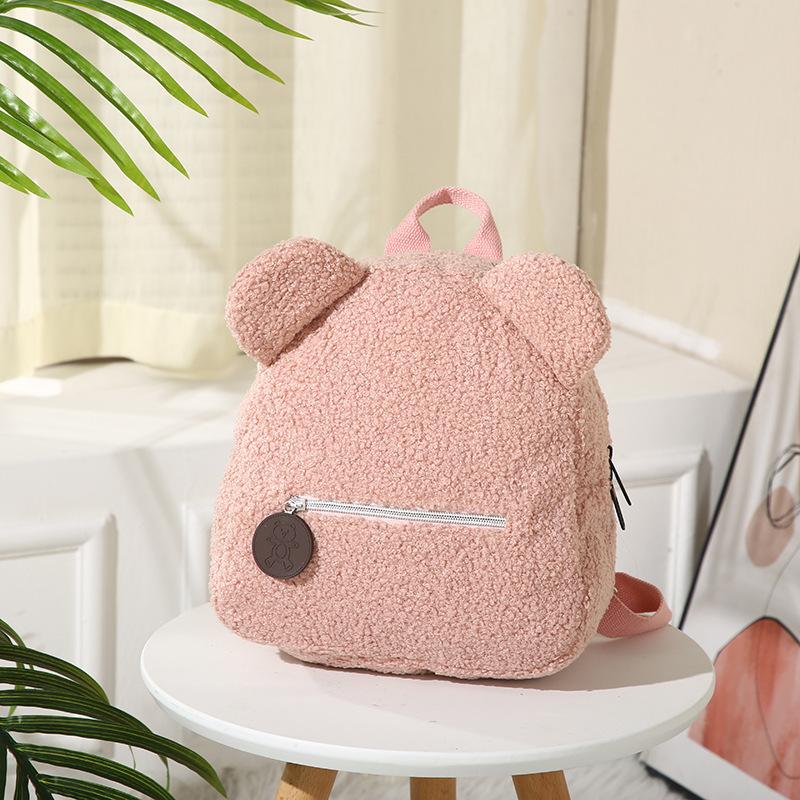 Personalized Embroidered Toddler Backpack, Lightweight Plush Bear Preschool Bag, Customized Name Gift Pack, Children's Day Gift