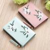 Embroidered Flowers Mini Wallets Purse for Women Ladies Girls Fashion Card Holder Coin Purses Pack Bags