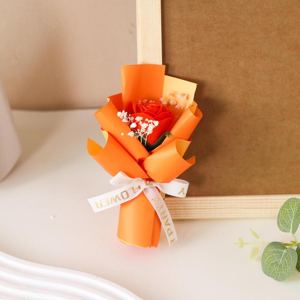 Car Bouquet Gift: Artificial Rose Soap Flowers for Girlfriend, Bestie, or Mom - Perfect for Christmas or Birthday!