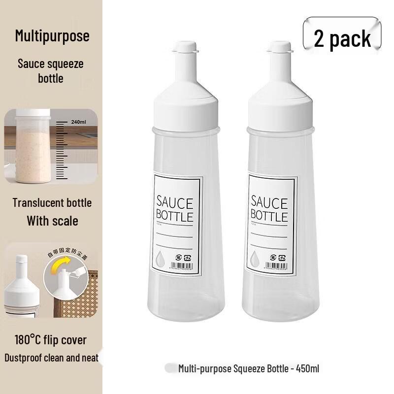 ZISIZ Commercial Squeeze Bottle for Sauces