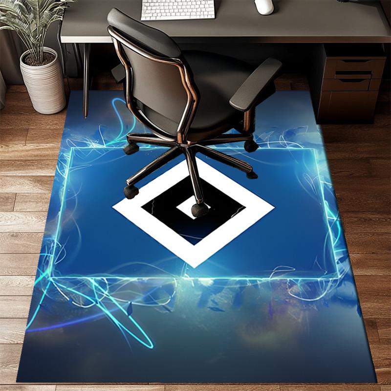 Hambur-ger Of Victory Symbol Rug for Living Room, Game Rooms, Office, Bedroom, Office Floor Mat Playful Design, fan gifts Christmas decor
