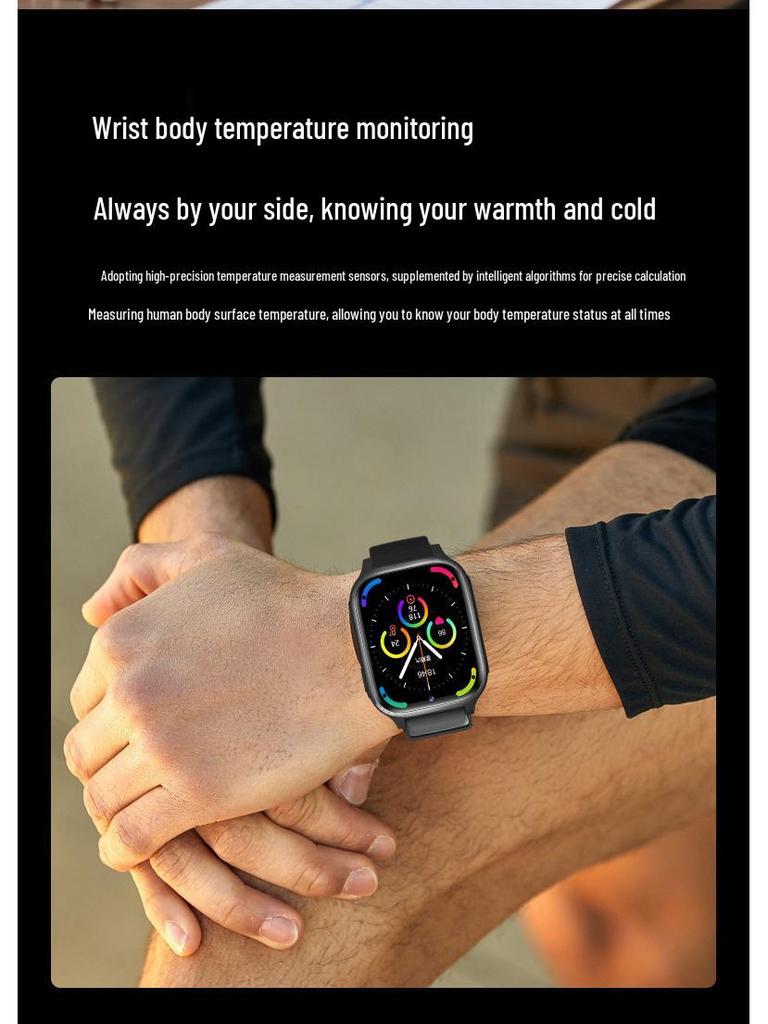 Elderly & Kids 4G SOS Smartwatch with Call, Blood Pressure Monitor, and SIM Card Slot