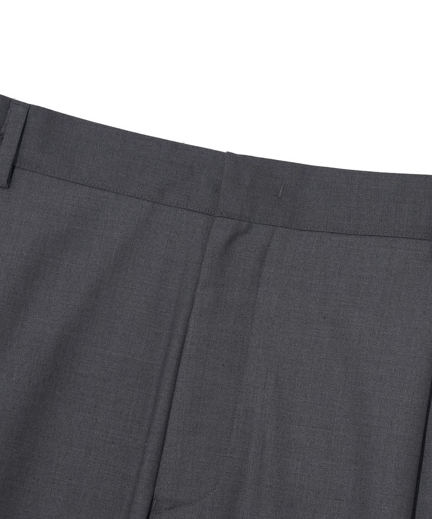 KNITTED [Knitted X Bdkd] Tr Wide Banding Slacks Grey