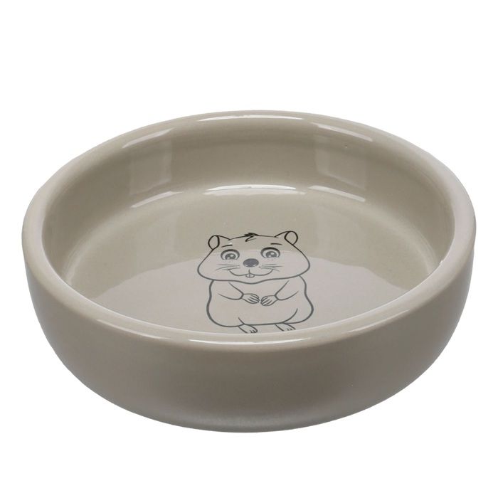 Gamelle nourriture et eau hamster Snufy taupe