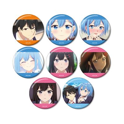 TV Anime "Can Friendship Between Men and Women Be Established [No, It Doesn't]" Trading Scene Badges, Box of 8