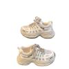 2025 spring new dad shoes women's platform versatile lightweight super fire sports casual shoes mesh breathable running shoes