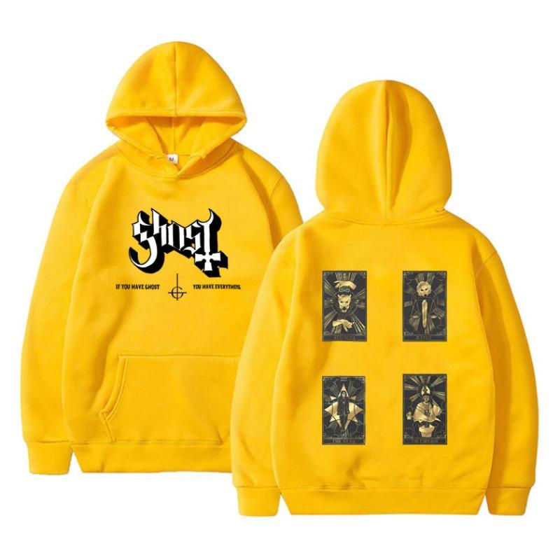 Rock Band Ghost If You Have Ghost You Have Ecerything Sweat à capuche Mode Sweat à capuche Imprimé Drôle Sweat-shirts Hommes