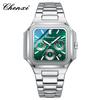 CHENXI Business Men's Wristwatch Square Dial Calendar Display Quartz Watches Waterproof Luminous Chronograph Man Watch