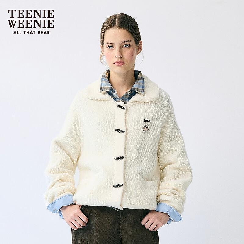 

Teenie Weenie Women s Polo Collar Toggle Button Sweater M