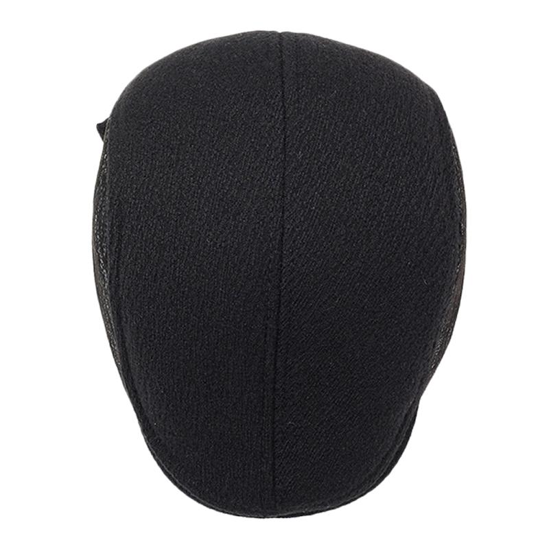 Men's Hat Dad's Hat Autumn Winter Wool Ear Protection Cap Middle-Aged and Elderly Beret Warm Forward Cap