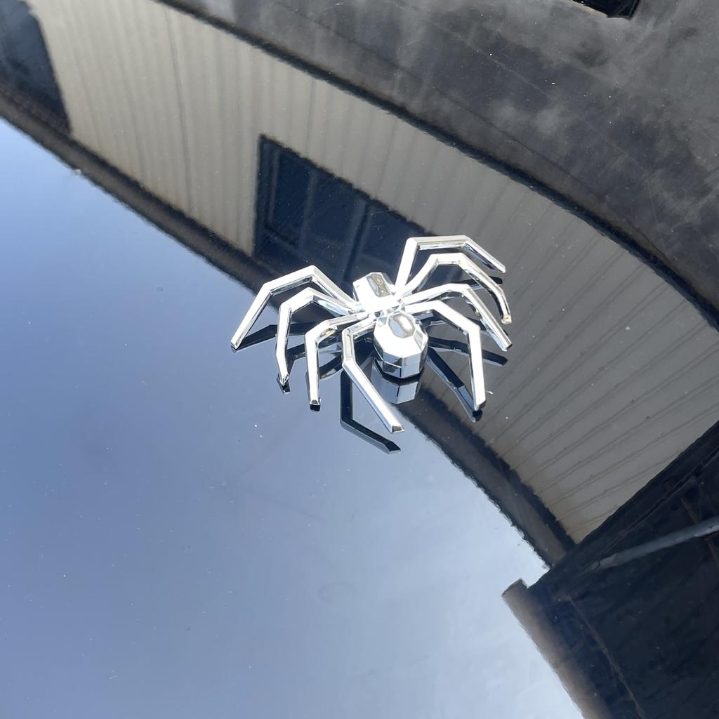 3D Spider Car Emblem Creative Car Motorcycle Spider Design Badges Decal Automotive Scratch Sticker Decoration For Car Truck