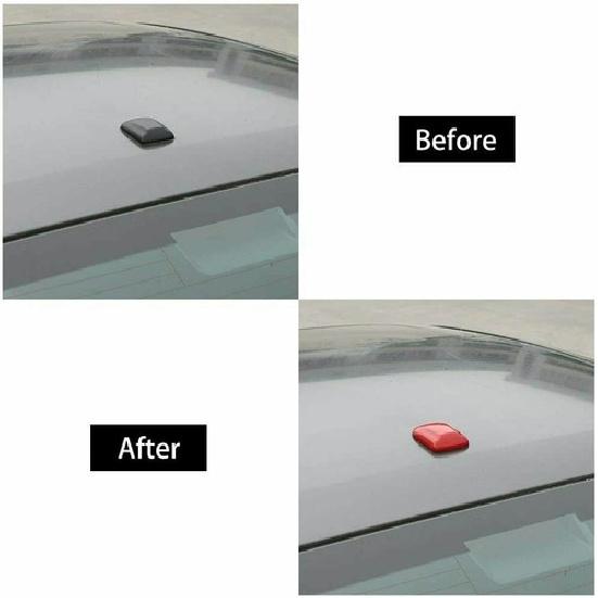 Antenna Base Cover Trim Decor for Dodge Challenger Charger RAM Accessories Red P