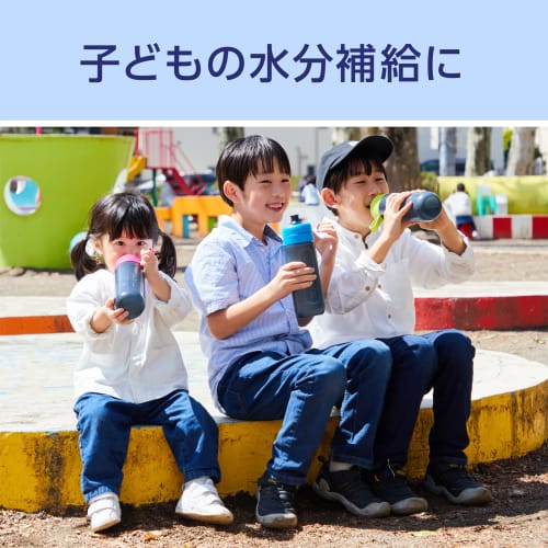 BRITA Portable Water Bottle with Active Blue Micro-Disc Filter, 600ml, Includes One [Official Japanese Product]