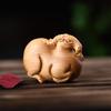 2027 Year of the Sheep Artistic Wooden Figurine for New Year Decorations